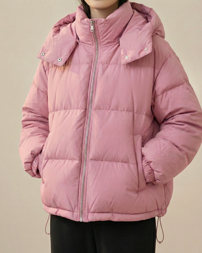 Doudoune Légère Tendance pour Femme – Veste d’Hiver Courte, Chaude & Stylée